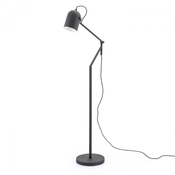 By-Boo Staande Lamp Sleek - Zwart