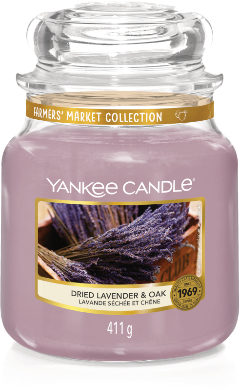 Yankee Candle Dried Lavender & Oak - Medium Jar