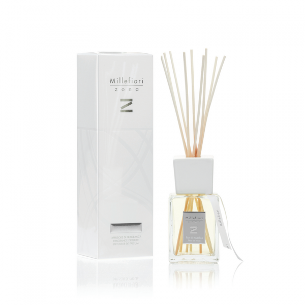 Millefiori Milano Zona Reed Diffuser 500ml - Fior di Muschio