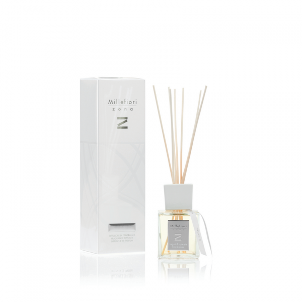 Millefiori Milano Zona Reed Diffuser 250ml - Legni & Spezie