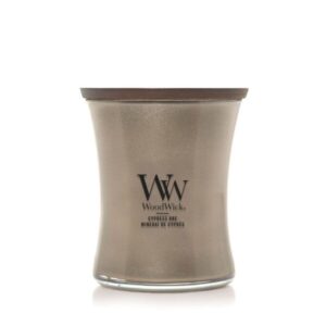 WoodWick Candle Cypress Ore - Warm Nickel Metal Collection - Medium